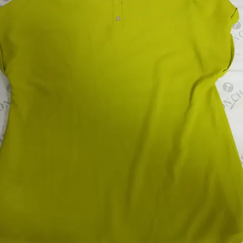 DOROTHY PERKINS LIME GREEN BLOUSE WITH BUTTONS - UK 12 