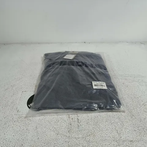 SPEEDWAY HOODED TOP AND SHORT SET BLUE SMALL TAGGED BAGGED