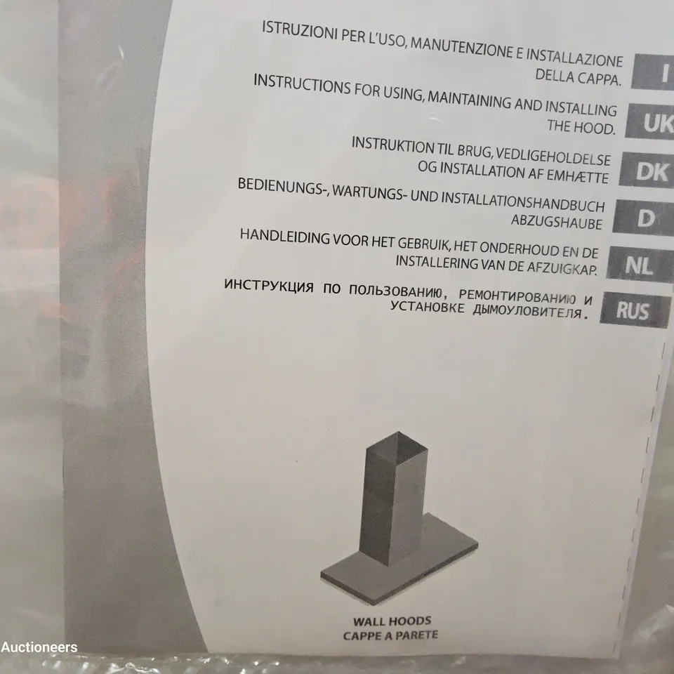 BOXED AIRONE BOHEME 80 VETRO BIANCO EXTRACTOR