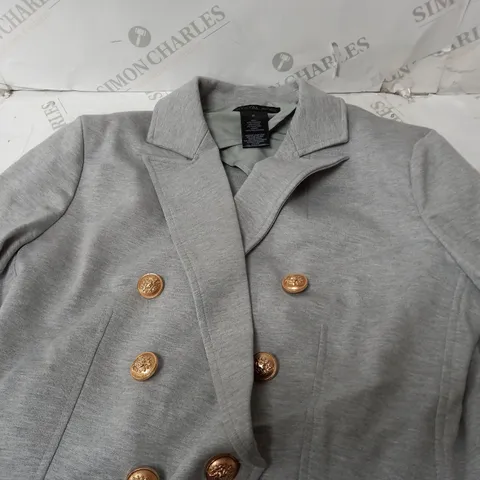 CRYSTAL KOBE KNIT BLAZER HEATHER GREY MEDIUM