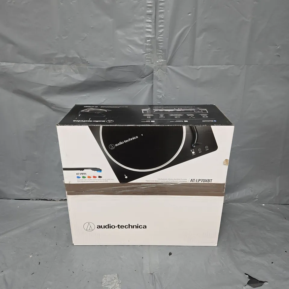 AUDIO TECH LP70XBT BLACK AUTOMATIC WIRELESS TURNTABLE