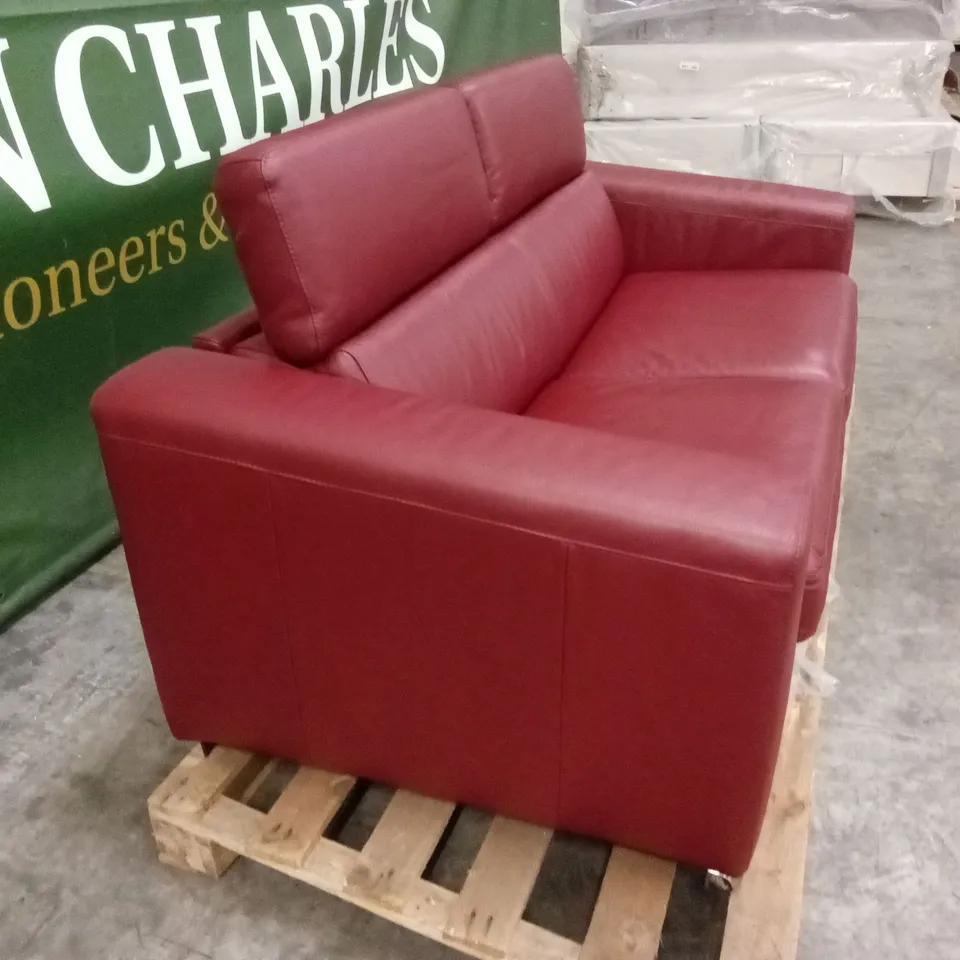 QUALITY DESIGNER ITALIAN MADE CABIRIA 2 SEATER LEATHER SOFA BED