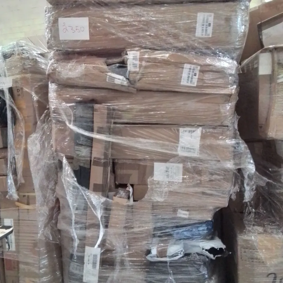 PALLET OF ASSORTED HOUSEHOLD GOODS AND PRODUCTS TO INCLUDE;OUTSIDE SEATING CUSHION,UTENSIL POT