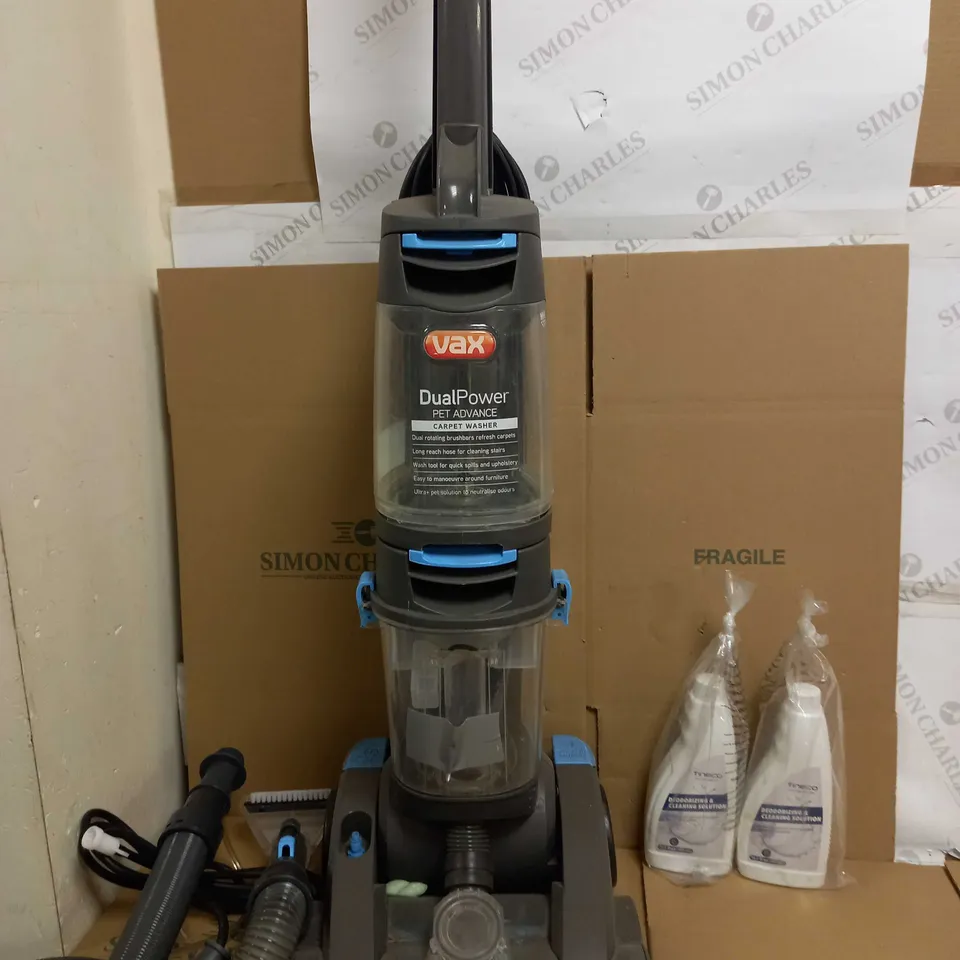 VAX ECR2V1P DUAL POWER PET ADVANCE CARPET CLEANER