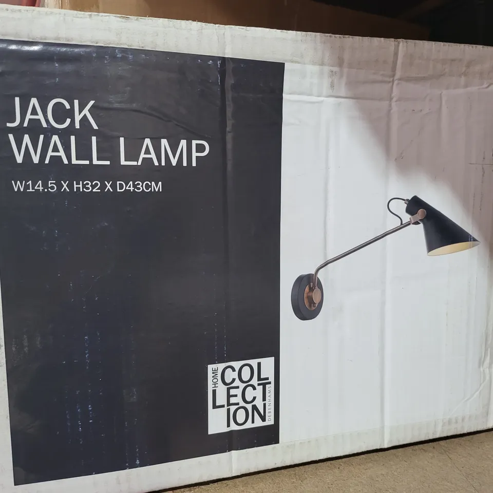DEBENHAMS JACK WALL LAMP 