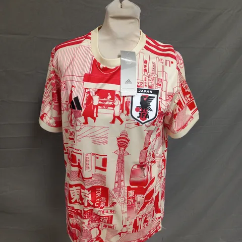 ADIDAS JAPAN FOOTBALL SHIRT - SMALL
