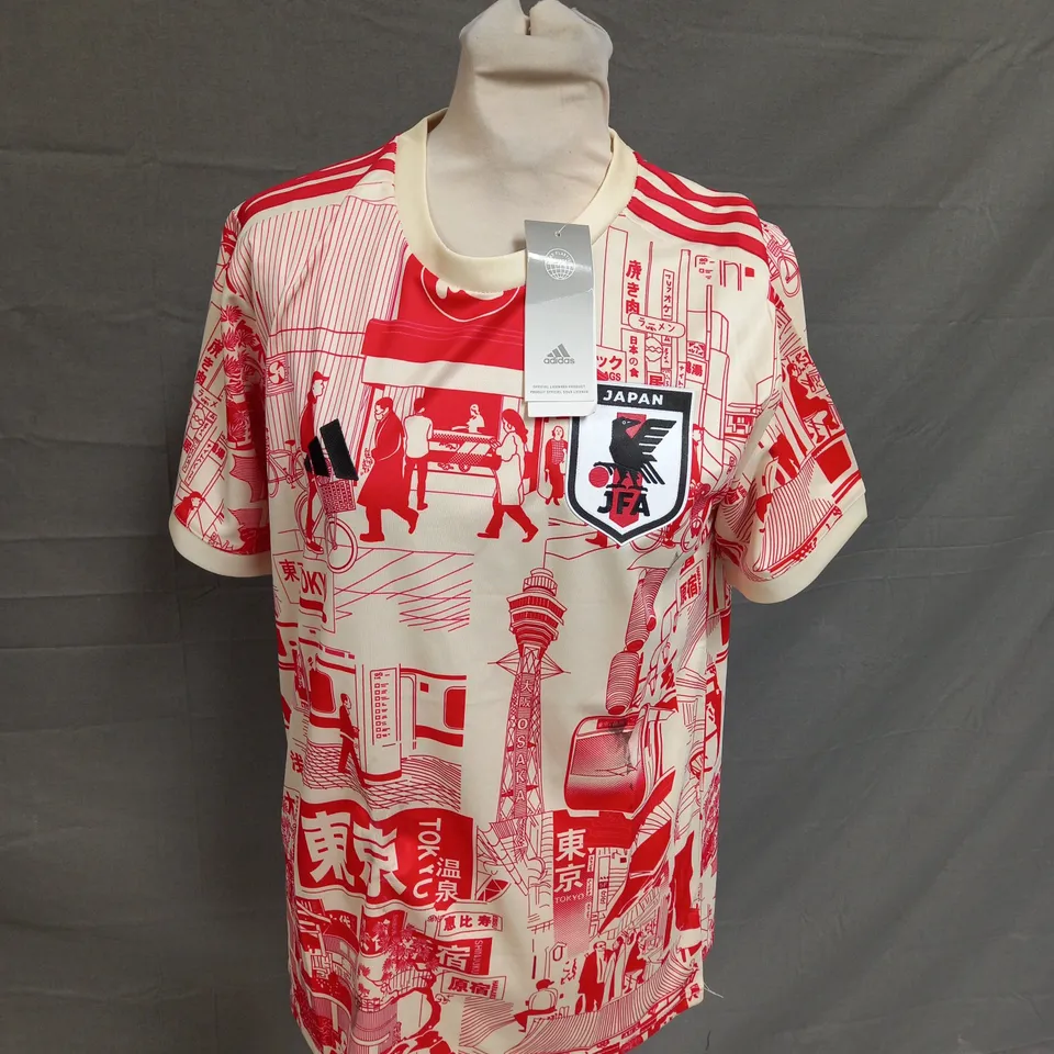 ADIDAS JAPAN FOOTBALL SHIRT - SMALL