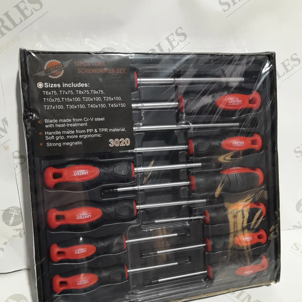  12 PCS TORX HEAD SCREWDRIVER SET