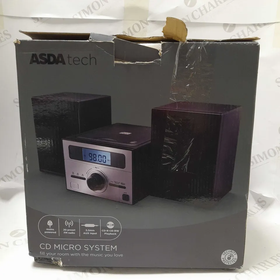 CD MICRO SYSTEM 3.5MM AUX 