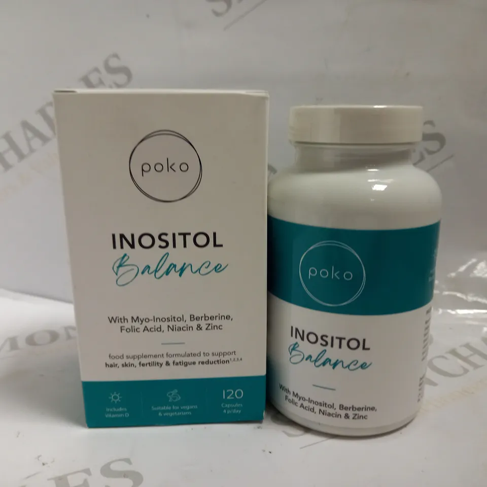 POKO INOSITOL BALANCE FOOD SUPPLEMENT - 120 CAPSULES