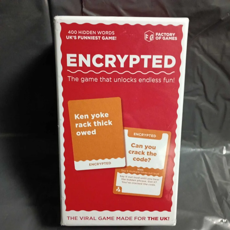 SEALED ENCRYPTED CARD GAMES