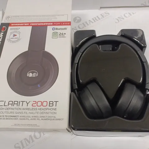 MONSTER CLARITY 200 BT WIRELESS HEADPHONES