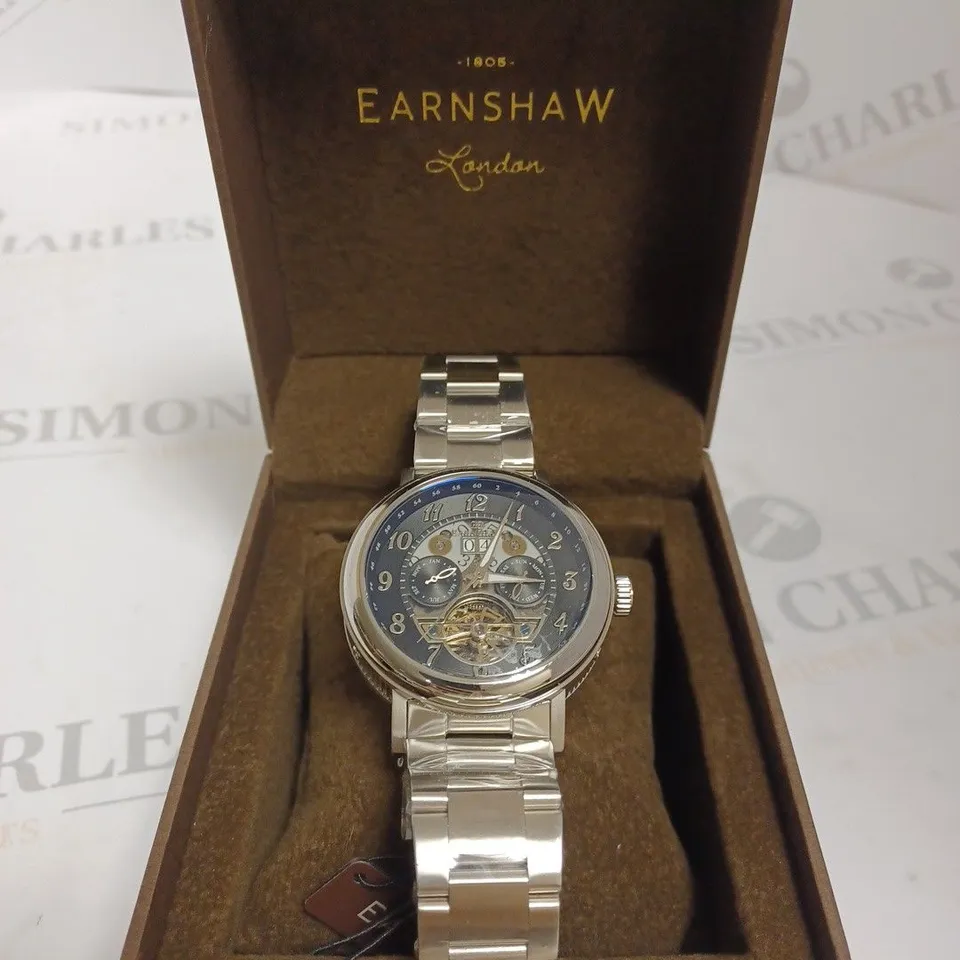 BOXED THOMAS EARNSHAW GENTS BEAUFORT AUTOMATIC WATCH
