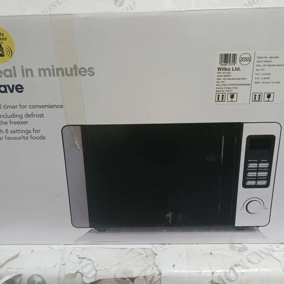 SWAN 20L 700W DIGITAL MICROWAVE RRP £64