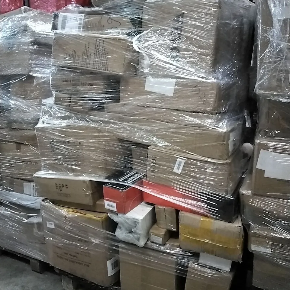 PALLET OF HOUSEHOLD ITEMS TO INCLUDE JEWELLERY BOX, WATCH BOX, CV AXEL SHAFT AND OTHER ASSORTED ITEMS...