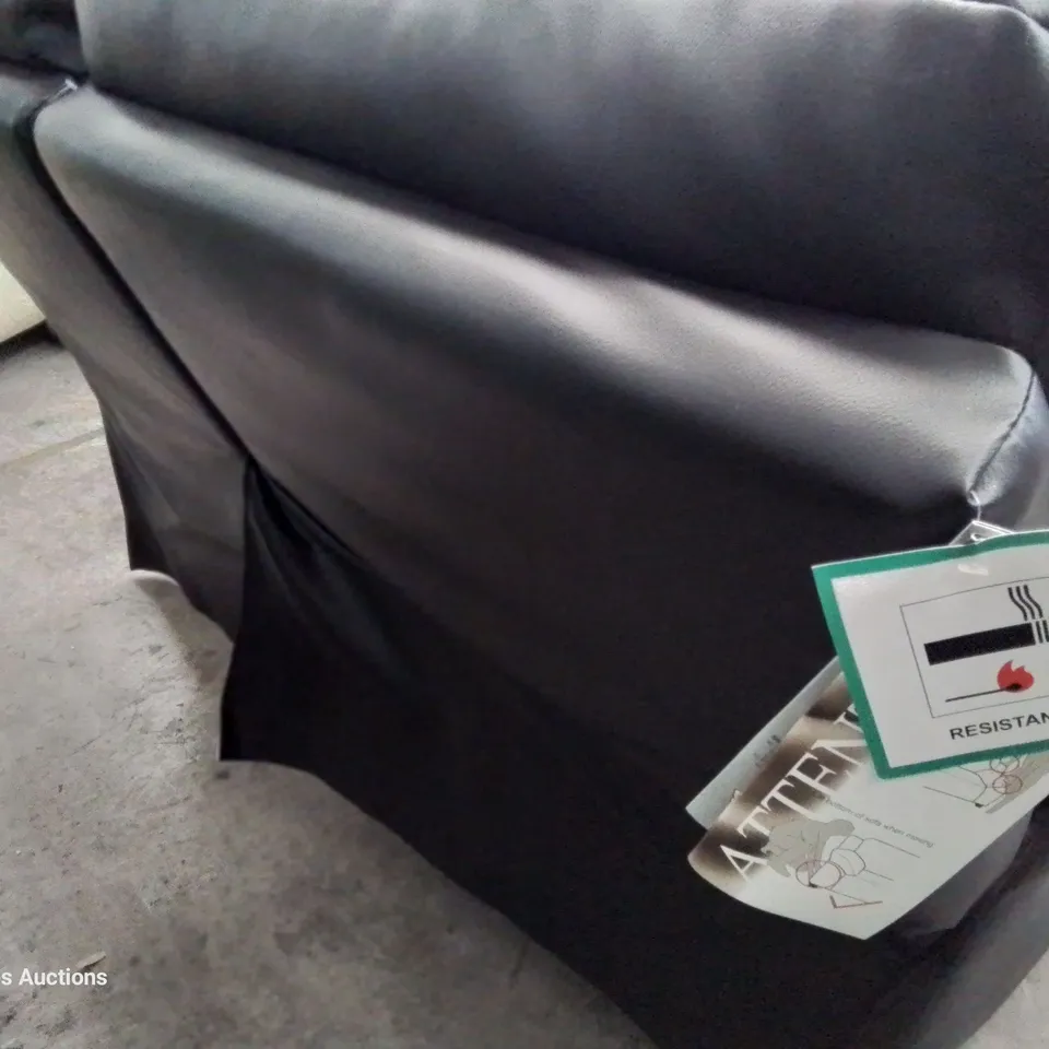 TWO DESIGNER MILAN SECTIONS, LHF MANUAL RECLINER & ARMLESS SECTION