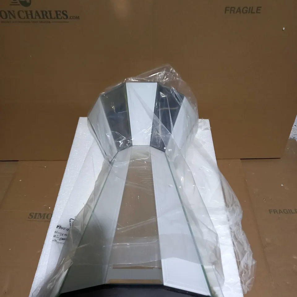 JM BY JULIEN MACDONALD MIRRORED SIDE TABLE - COLLECTION ONLY 