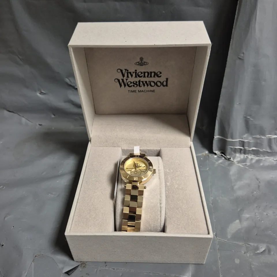 BOXED VIVIENNE WESTWOOD WESTBOURNE ORB LADIES QUARTZ WATCH