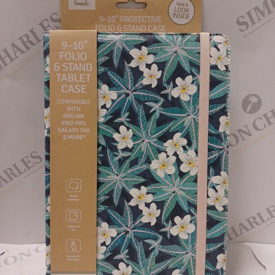 TWO PALLETS OF APPROX 964 TRENDZ FOLIO CASE FOR 9-10INCH TABLET HAWAIIAN FLORAL CASES - COLLECTION ONLY