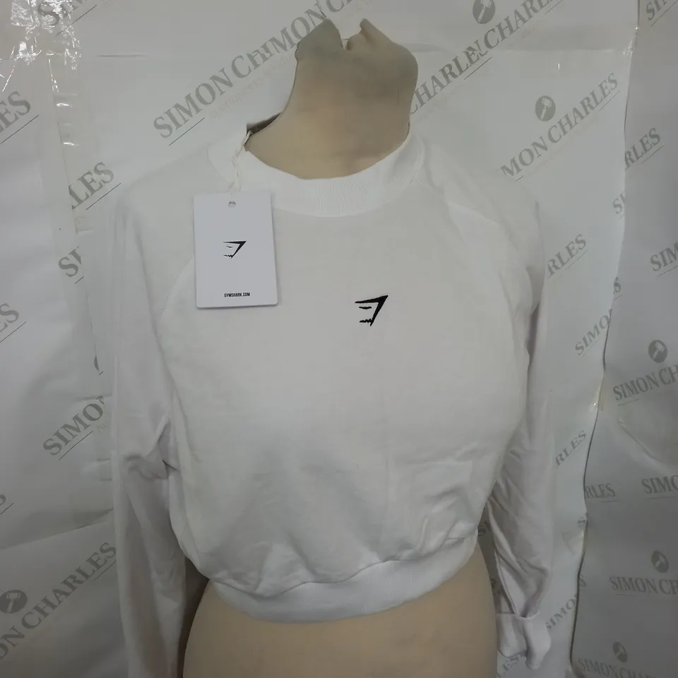 GYMSHARK TRAINING CROP SWEATER SIZE XS