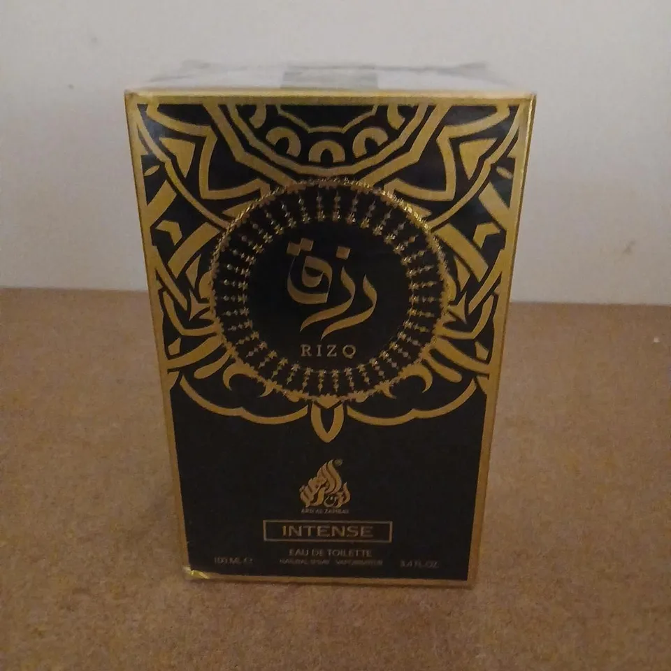 BOXED AND SEALED RIZQ INTENSE 100ML EAU DE TOILETTE