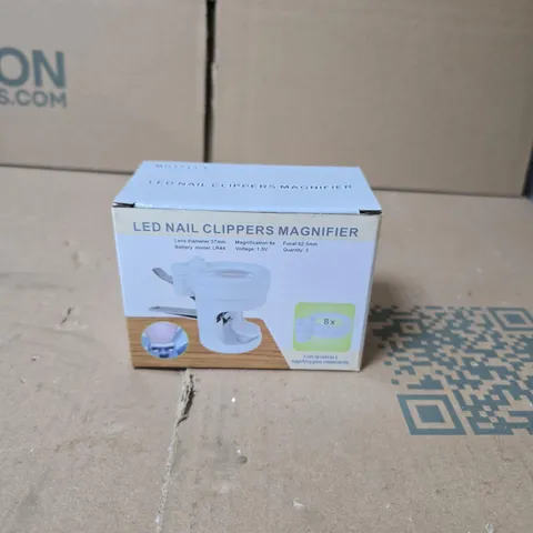 BOX OF APPROXIMATELY 10 LED MAGNETIC NAIL CLIPPERS