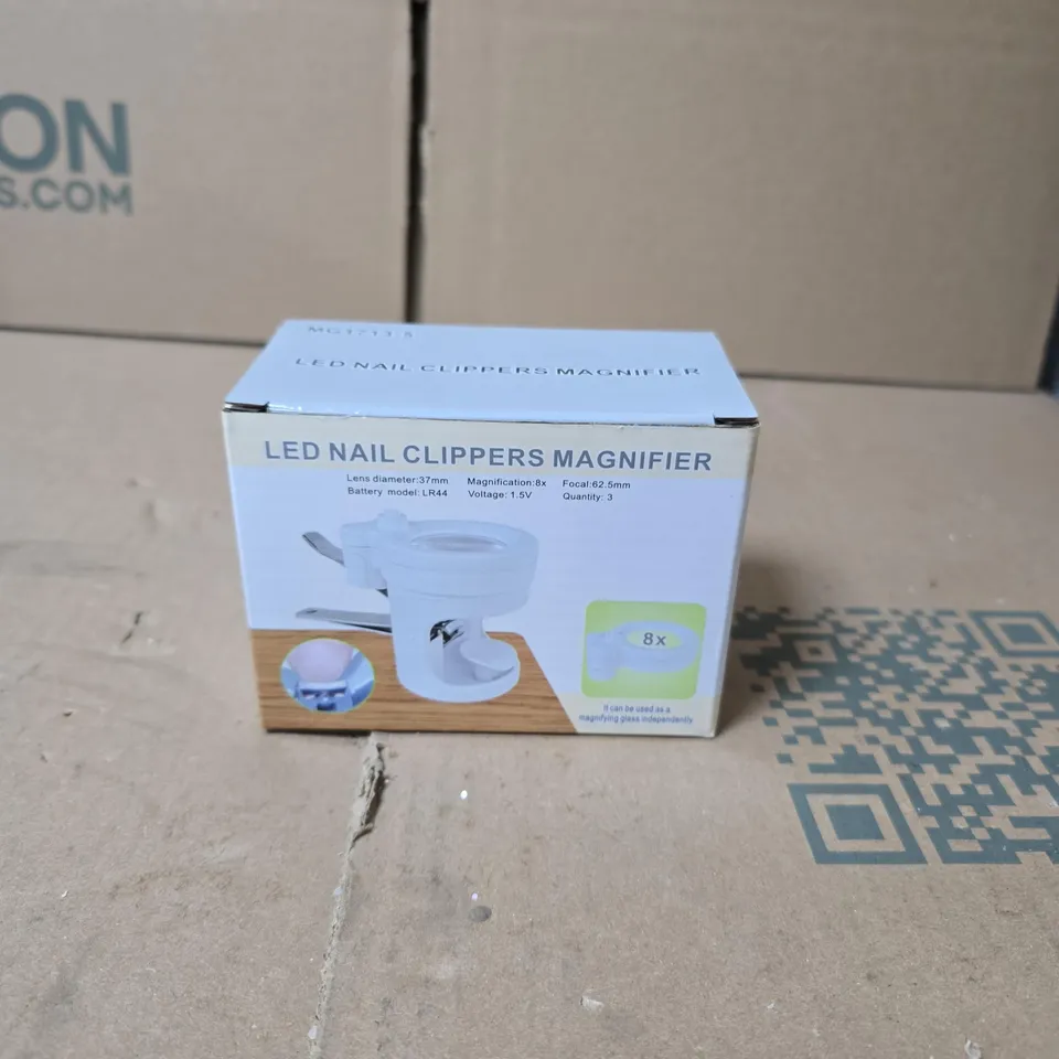 BOX OF APPROXIMATELY 10 LED MAGNETIC NAIL CLIPPERS
