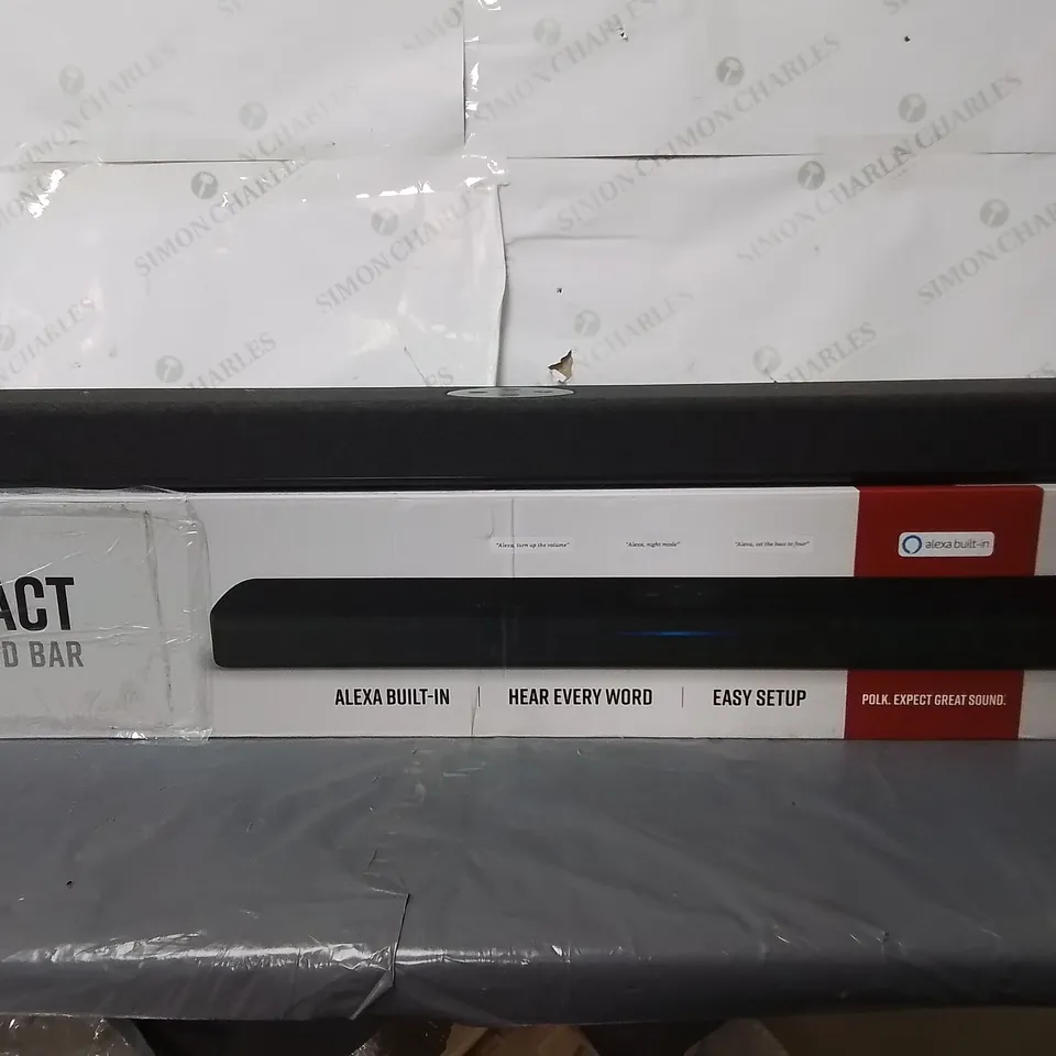 BOXED POLK REACT SOUND BAR 