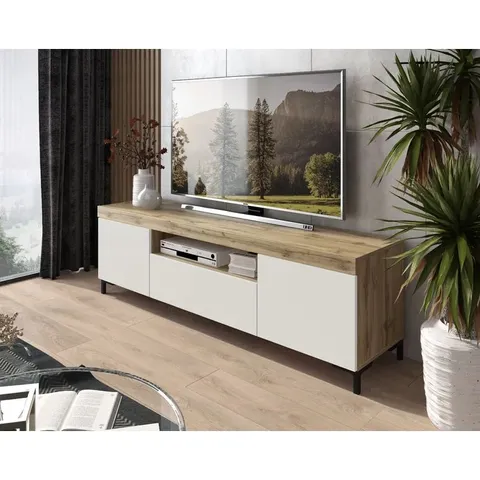 BOXED CONCOW TV STAND FOR TVS UP TO 75" (2 BOXES)