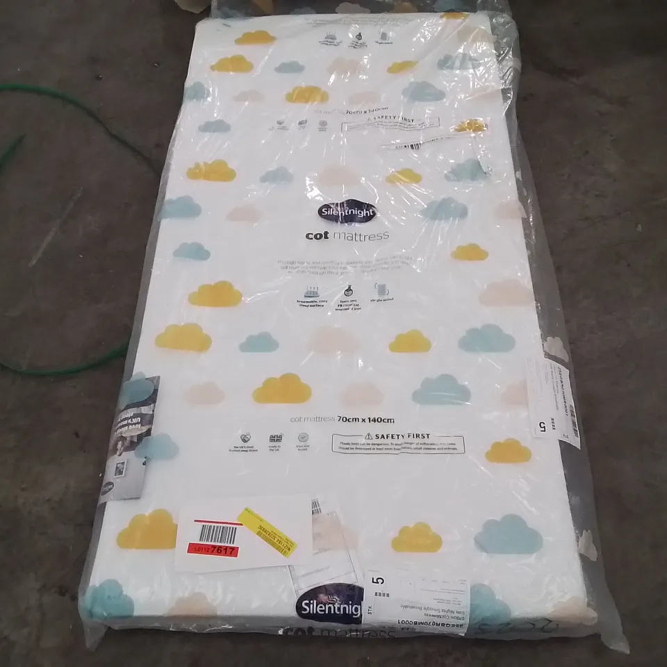 QUALITY BAGGED SILENTNIGHT COT MATTRESS -