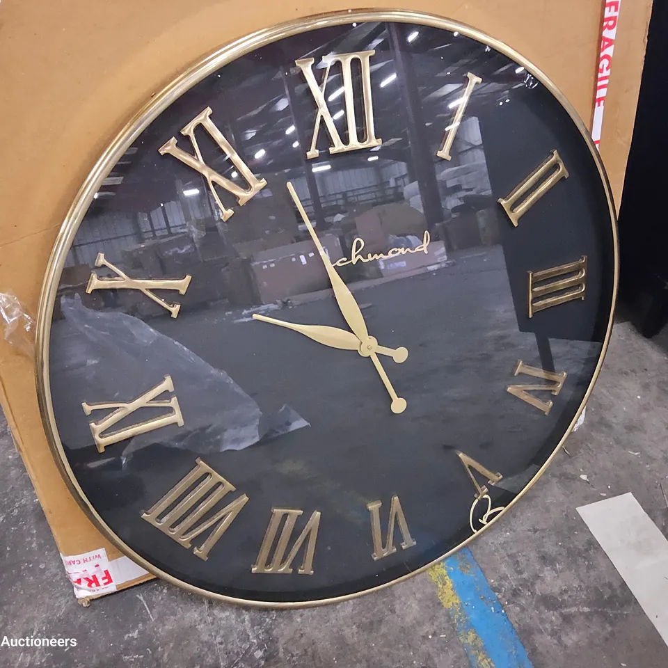 BOXED RICHMOND CLOCK DEONNE ROUND GOLD