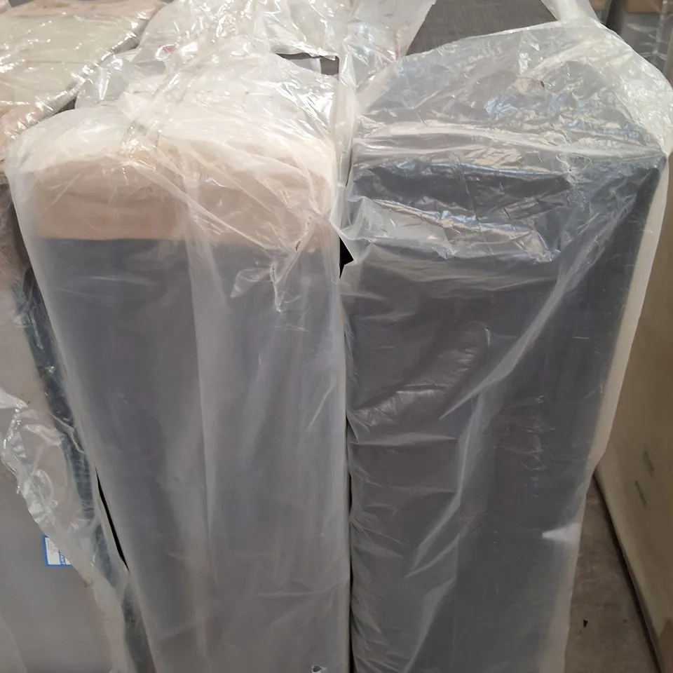 135CM WOVEN SLATE GREY DIVAN BASE (2 PARTS)