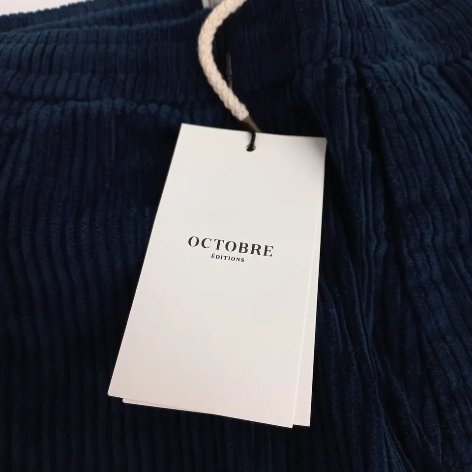 OCTOBRE EDITIONS NAVY CORDUROY TROUSERS – XL