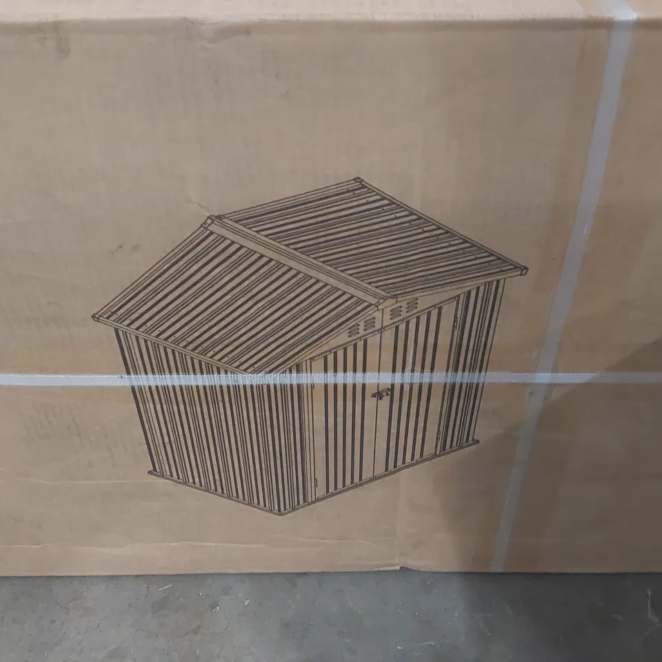 BOXED METAL GARDEN SHED