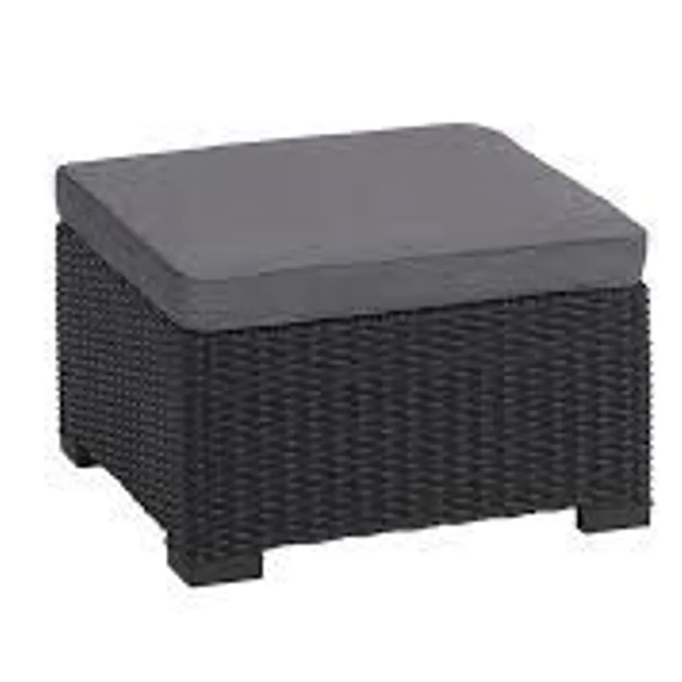 BOXED KETER CALIFORNIA OUTDOOR STOOL - GREY (1 BOX)