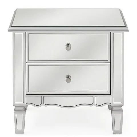 BOXED MIRAGE 2-DRAWER BEDSIDE CABINET - COLLECTION ONLY
