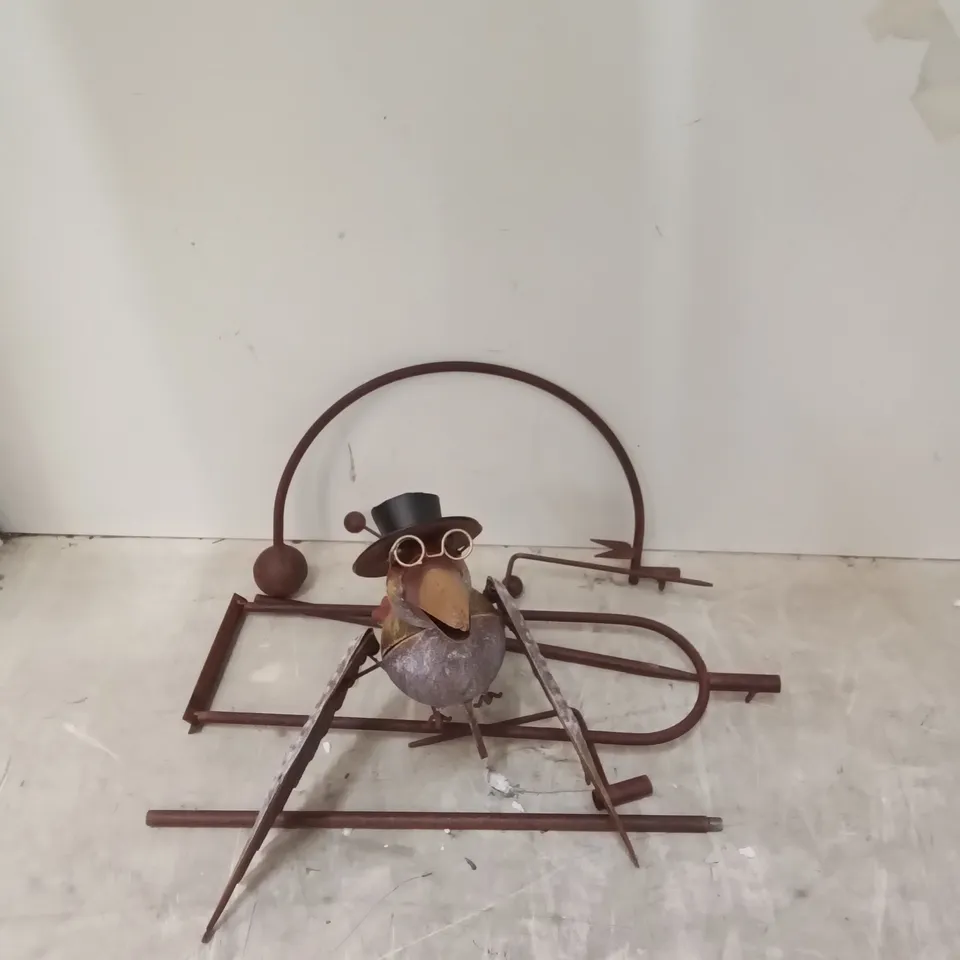 BOXED METAL BIRD ROCKER 