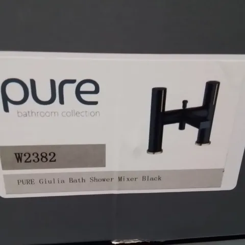 X4 BRAND NEW PURE GIULIA BATH SHOWER MIXER //BLACK