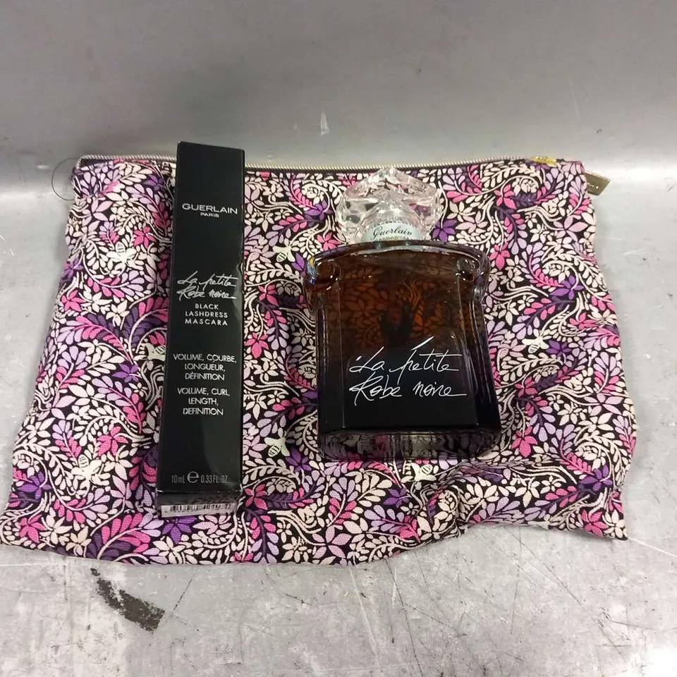 BOXED LA PETITE ROBE NOIRE EAU DE PARFUM INTENSE GUERLAIN WITH LIBERTY GIFT SET