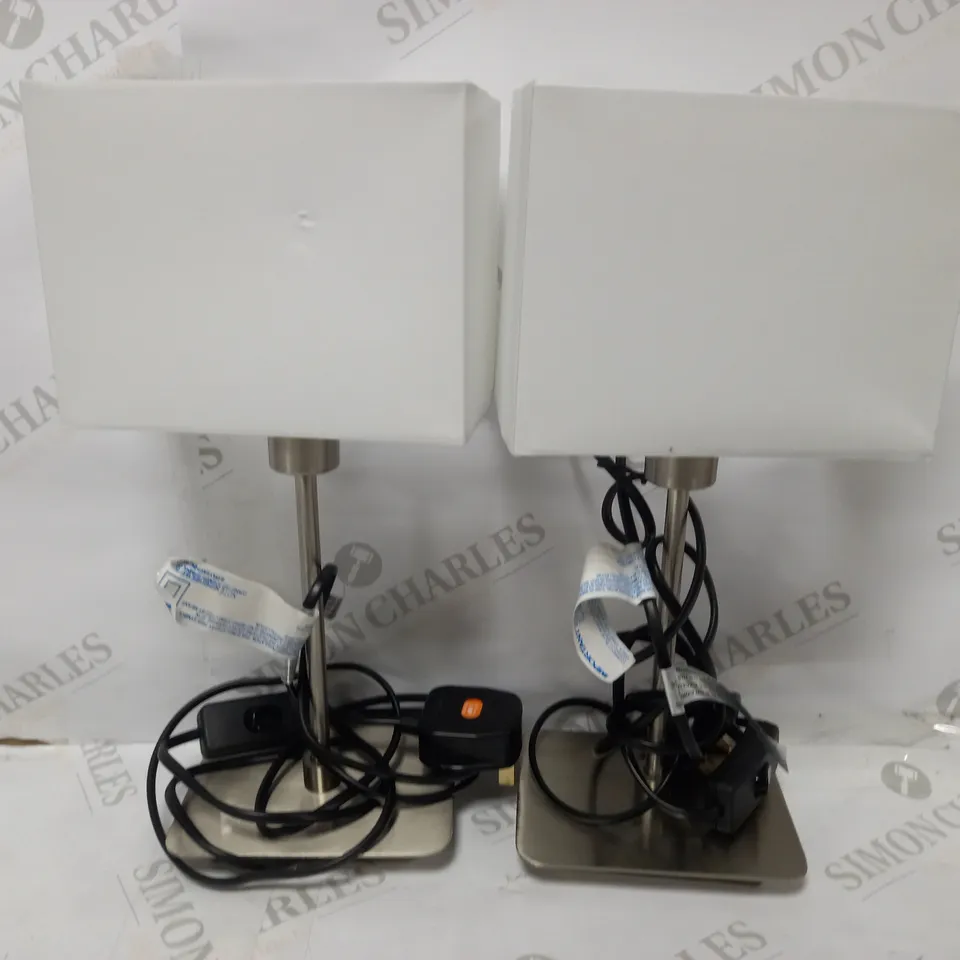 JOHN LEWIS RUBY TABLE LAMP SET OF 2