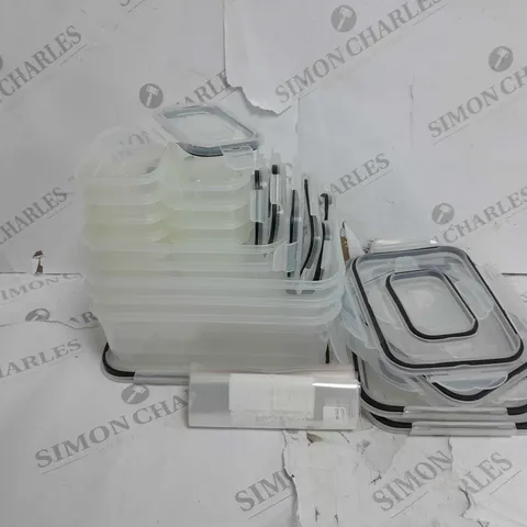 APPROXIMATELY 8 SEALED PLASTIC BOXES