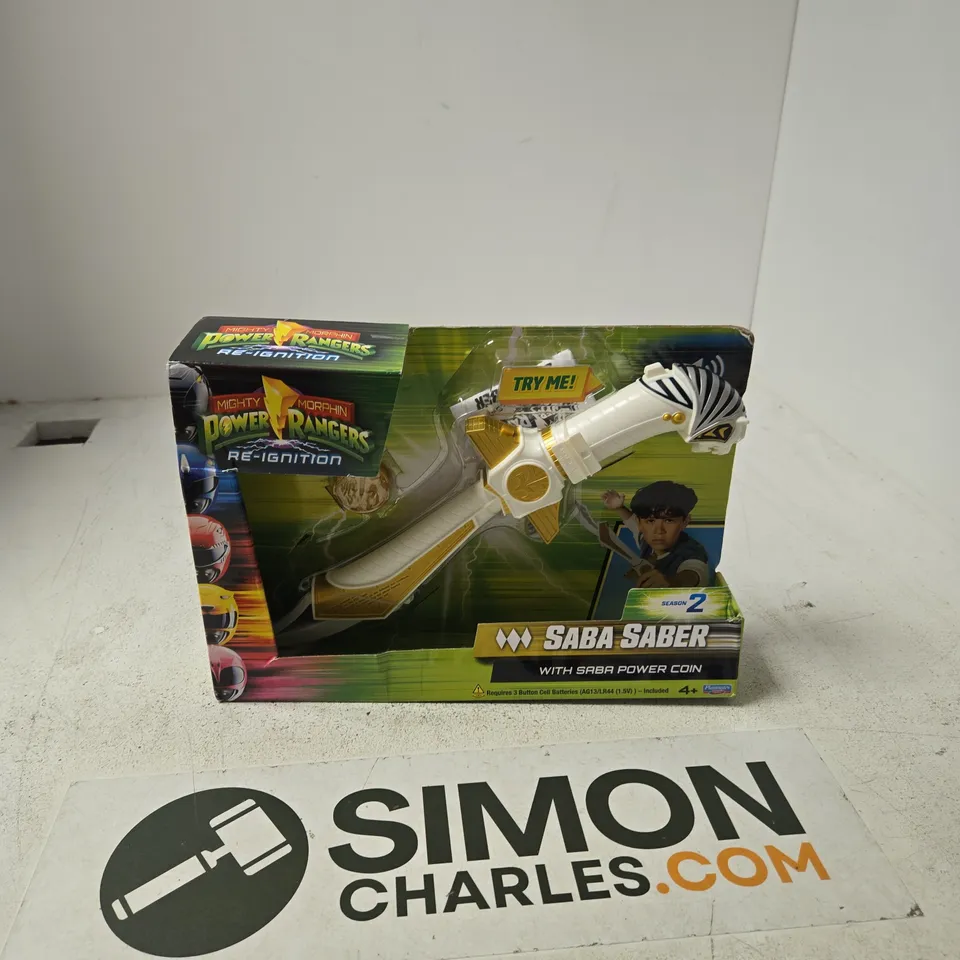 MIGHTY MORPHIN POWER RANGERS SABA SABER WITH POWER COIN – TOY SWORD (SEASON 2)