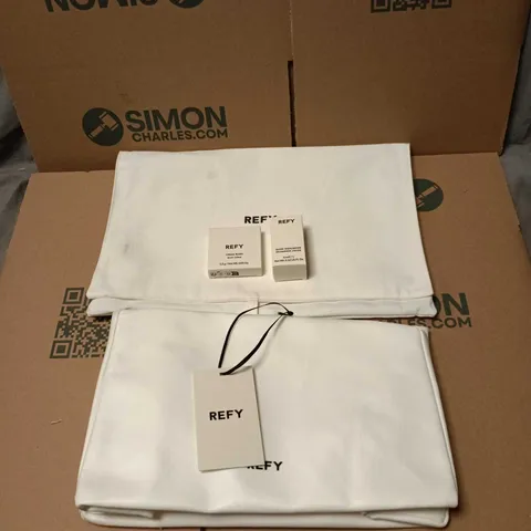 4 X ASSORTED REFY ITEMS TO INCLUDE MAKE UP POUCH, CREAM BLUSH ROSE ETC