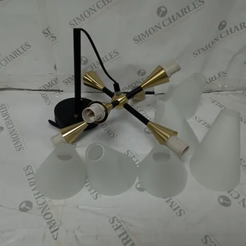 BOXED JOHN LEWIS DATURA 6 ARM CEILING LIGHT