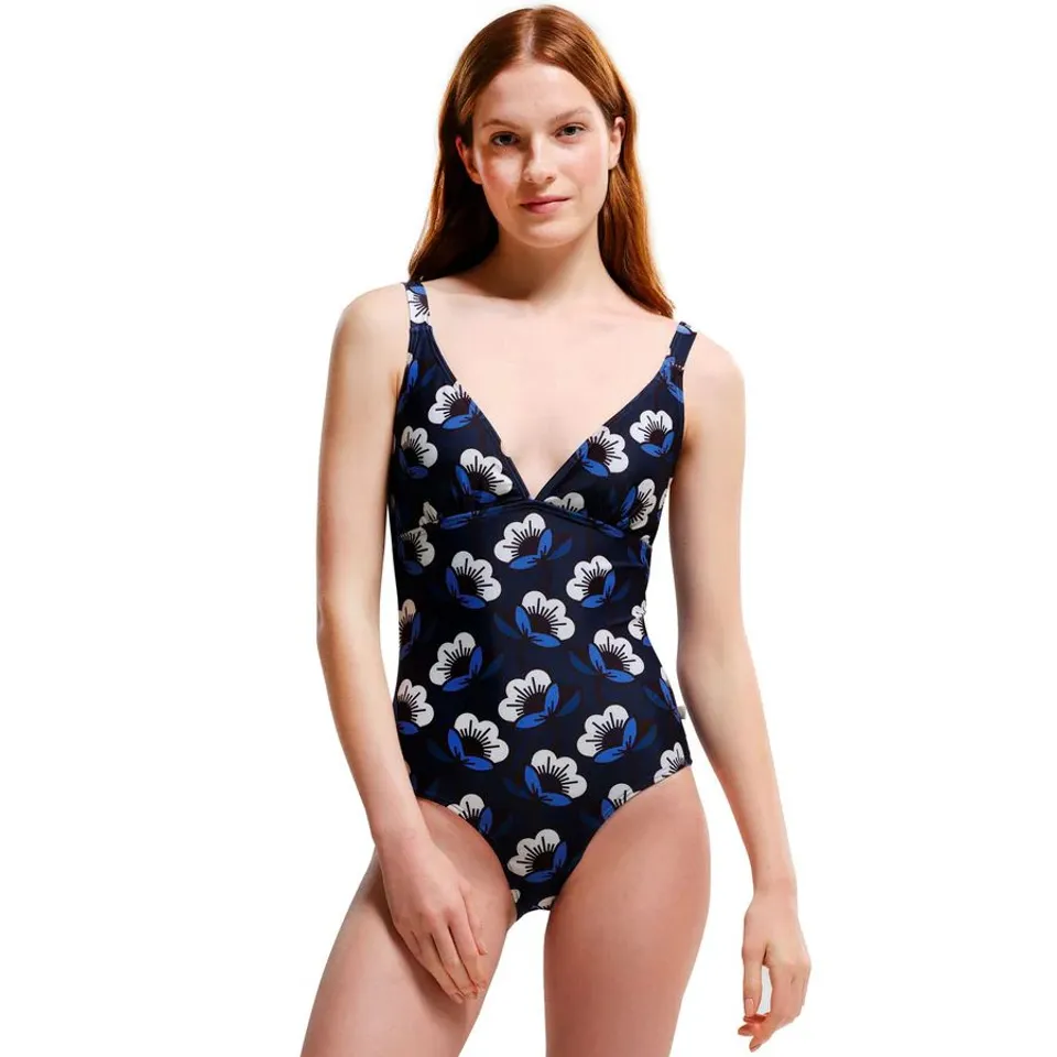 REGATTA WOMENS ORLA KIELY ALL ONE PIECE SWIMMING COSTUME NAVY PASSION SIZE 14