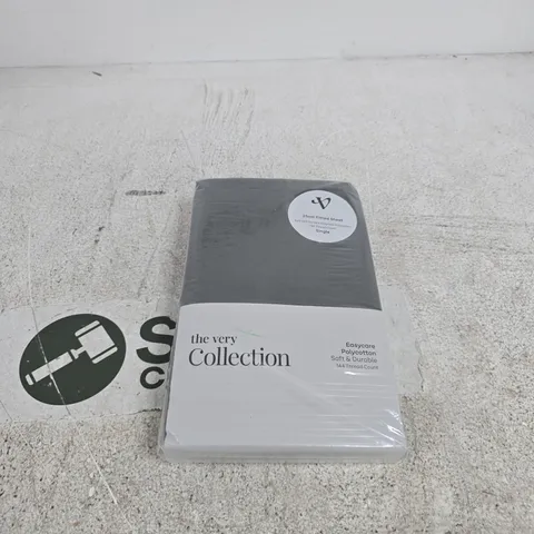 THE VERY COLLECTION 25CM FITTED SHEET SINGLE 144 THREAD COUNT