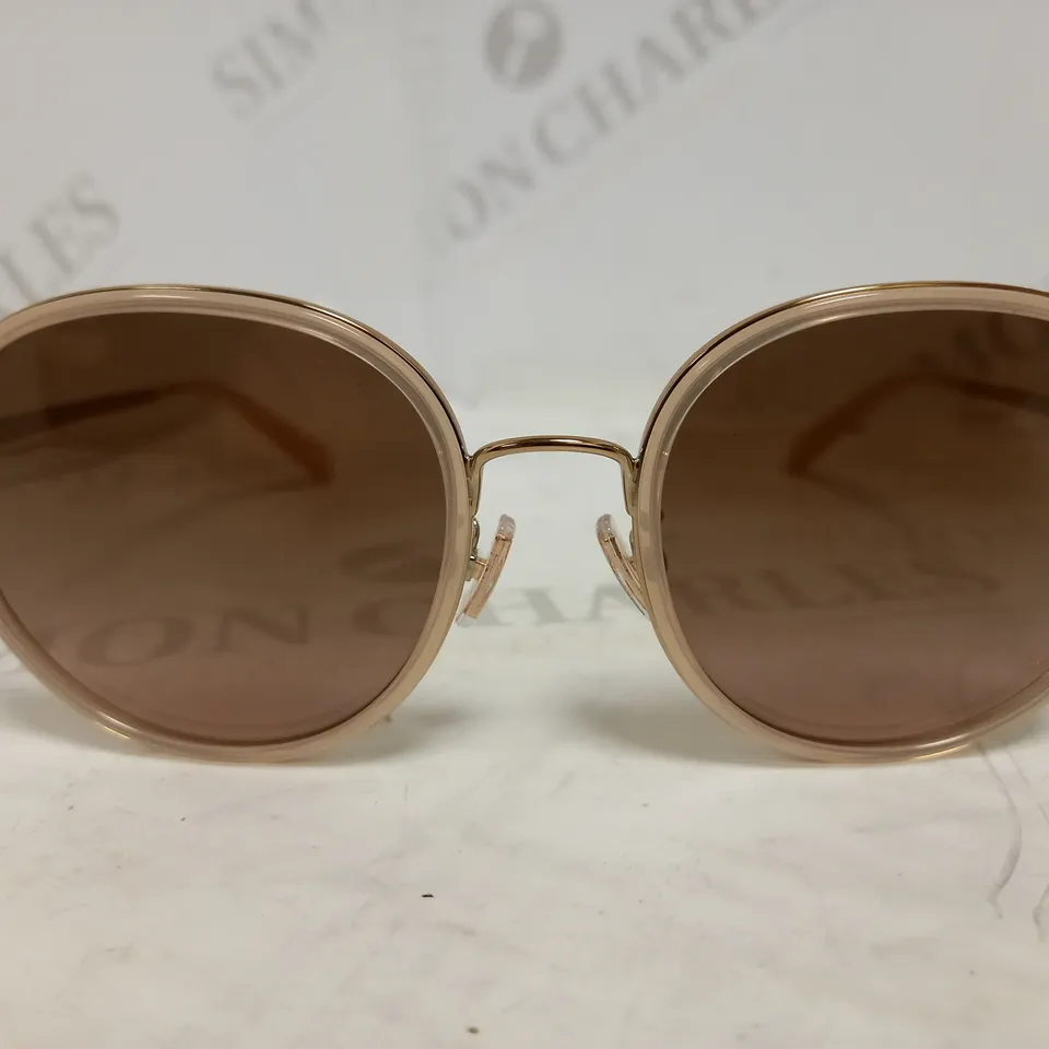 COACH MILKY PINK ROUND SUNGLASSES RRP £118