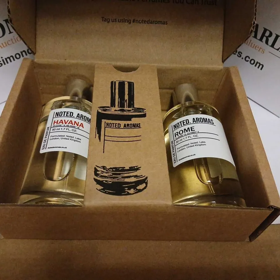 BOXED NOTED AROMAS TWO FRAGRANCE SET