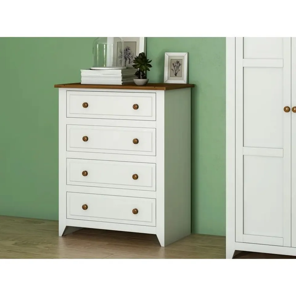 BOXED APPALOOSA 4 DRAWER CHEST OF DRAWERS (1 BOX)