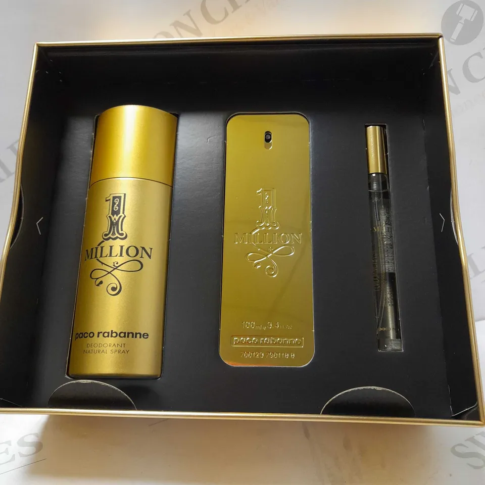 PACO RABANNE 1 MILLION EAU DE TOILETTE 50ML GIFT SET